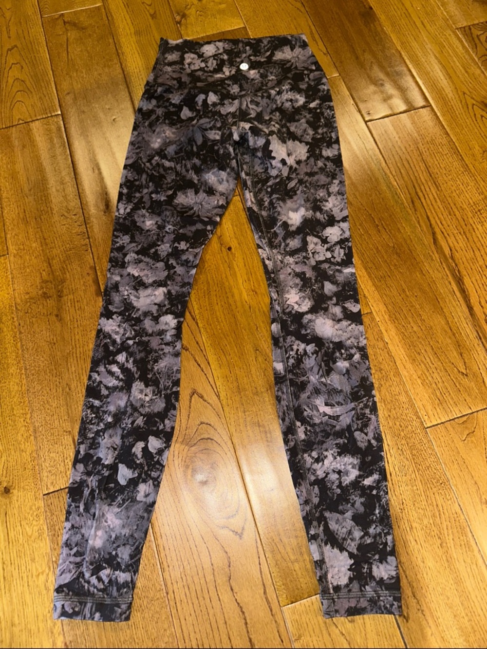 lululemon athletica Black & Gray Tie-Dye High-Rise Jeggings
